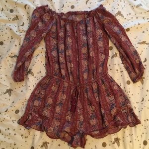 American Eagle Off The Shoulder Romper